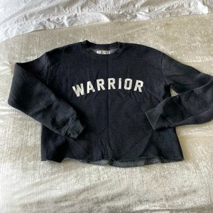 Spiritual Ganster Warrior crop sweatshirt
